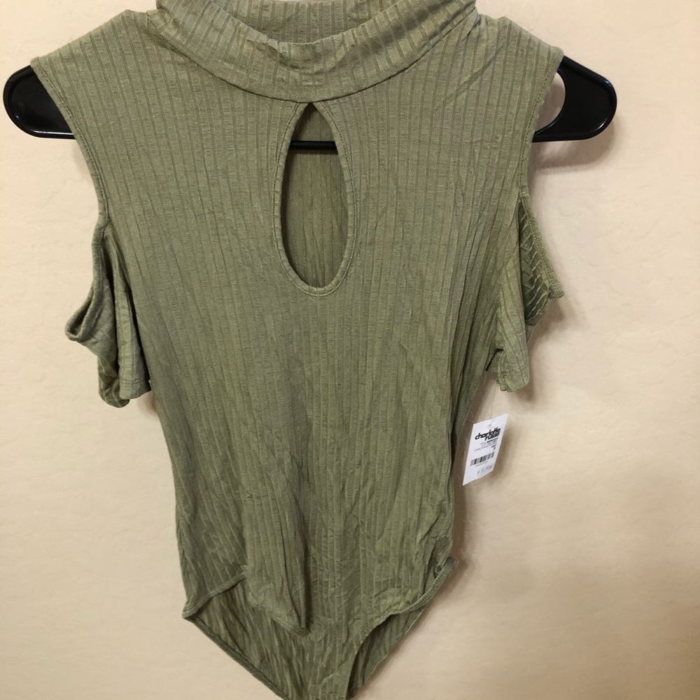 Charlotte Russe Green Body Suit